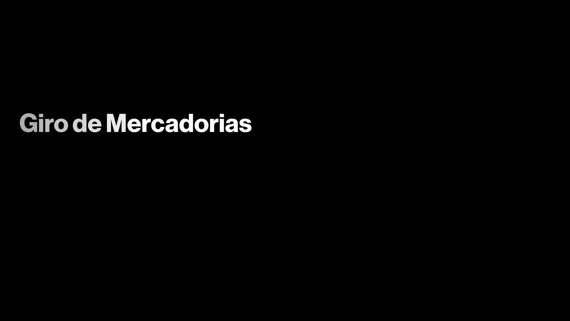 Relatório de Estoque - Giro de Mercadorias