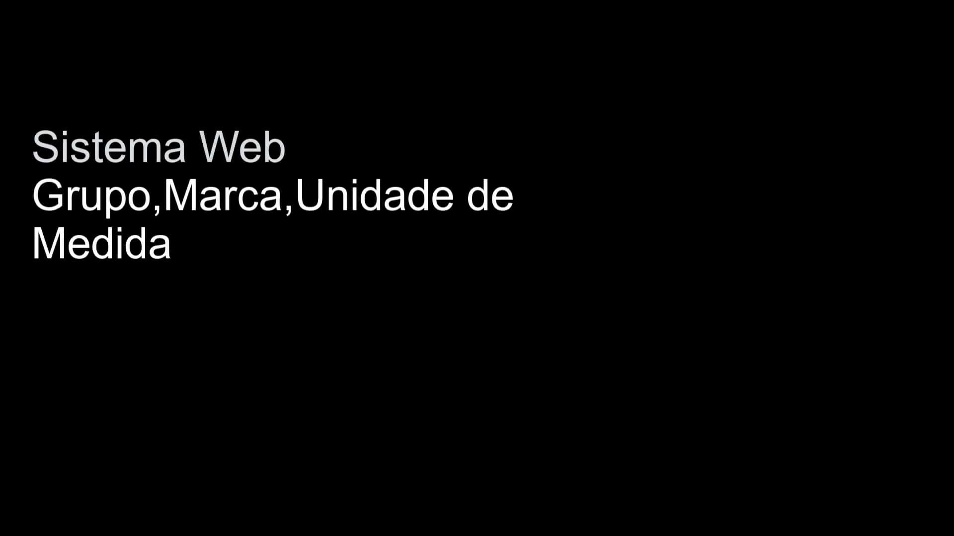 Grupo / Marca / Unidade de Medida