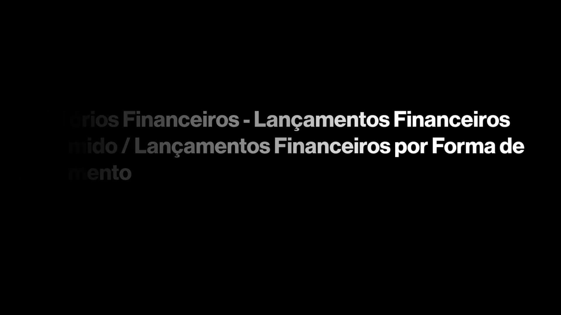 Relatórios Financeiros - Lançamentos / Forma de Pagamento