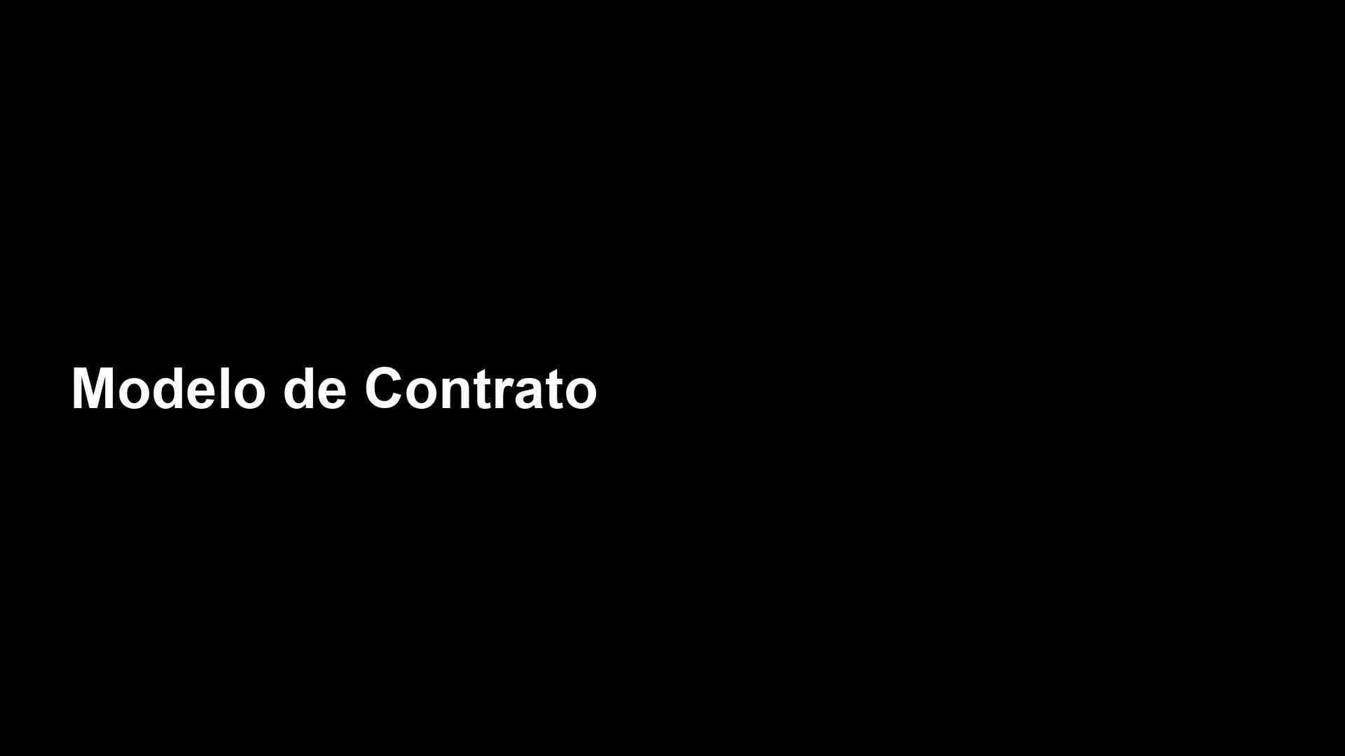 Modelo de Contrato